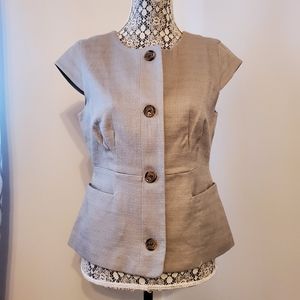 NWOT Banana Republic Cap Sleeve Blazer or Vest sz 8